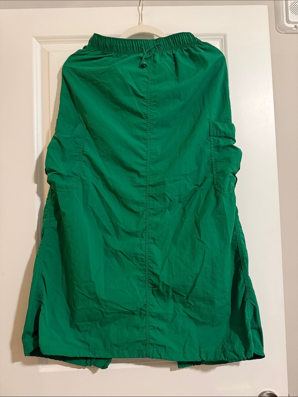 Love Tree Emerald Green Maxi Skirt with Elastic Waist